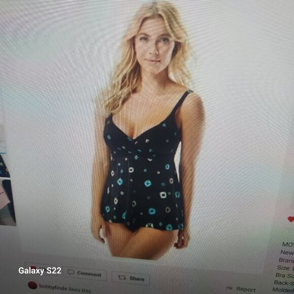 CocoReef Shapemaker Wrap Tankini Top. NWT. Size 8/32 C - Picture 1 of 10